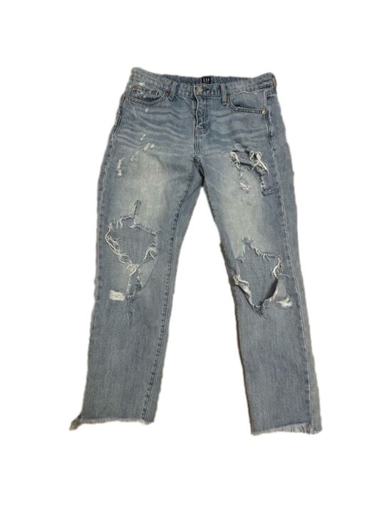 GAP Denim - Gap Distressed Best Girlfriend Jeans Sz 27